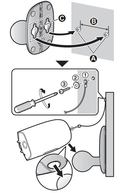 panasonic HomeHawk™ Front Door-Outdoor KX-HN7051C-INSTALLATION-J